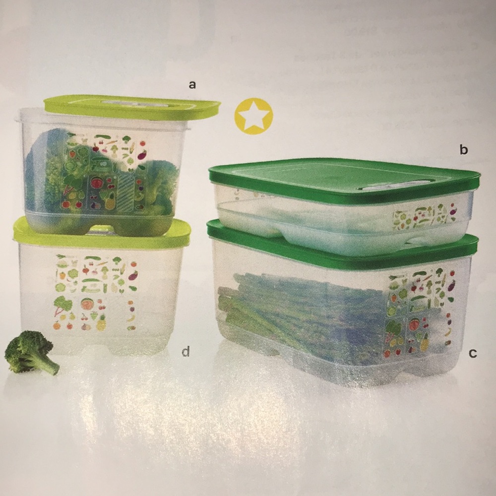 TUPPERWARE FRIDGESMART 4 PIECES SET - Picture 4 of 4